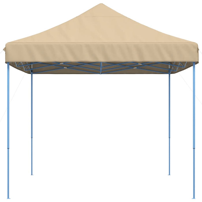 Sammenleggbart partytelt pop-up beige 440x292x315 cm