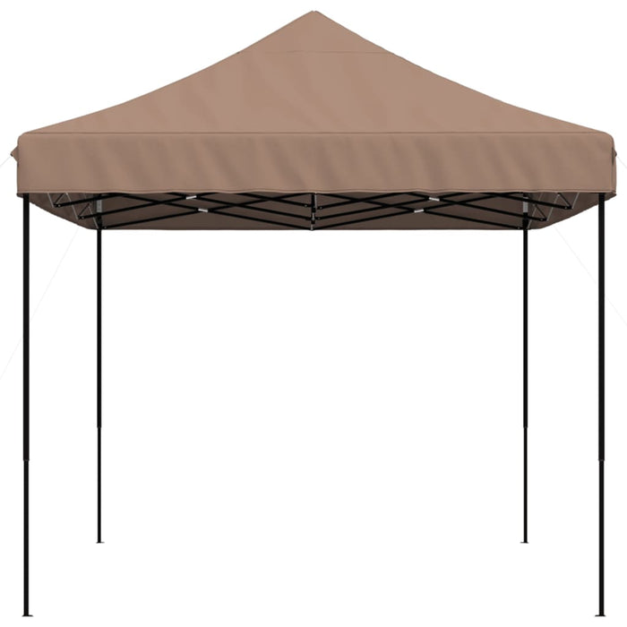 Sammenleggbart partytelt pop-up brun 440x292x315 cm