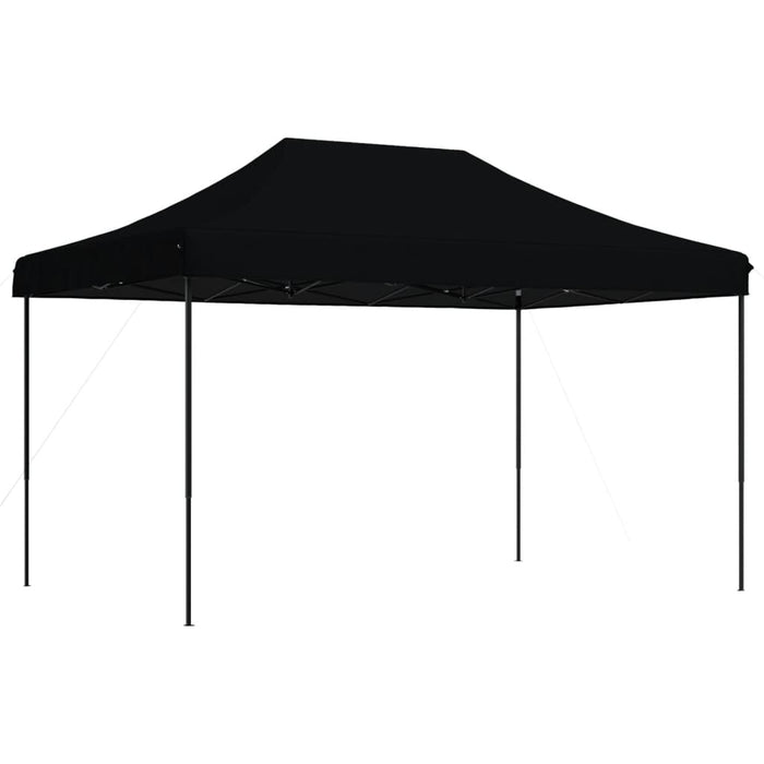 Sammenleggbart partytelt pop-up svart 440x292x315 cm