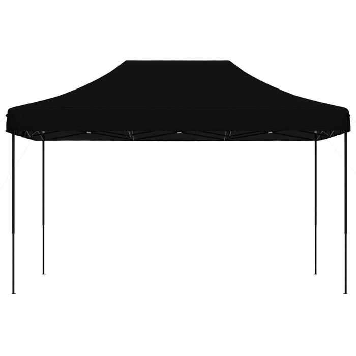 Sammenleggbart partytelt pop-up svart 440x292x315 cm