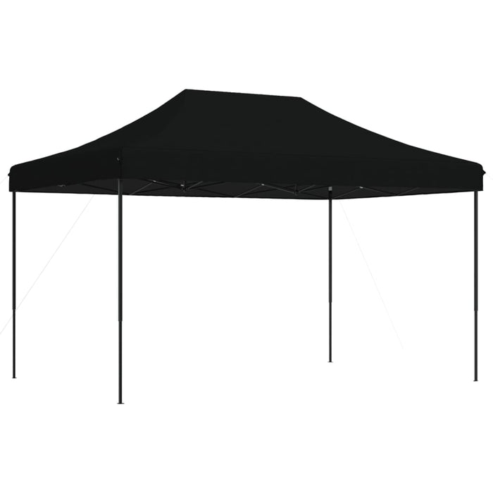 Sammenleggbart partytelt pop-up svart 440x292x315 cm