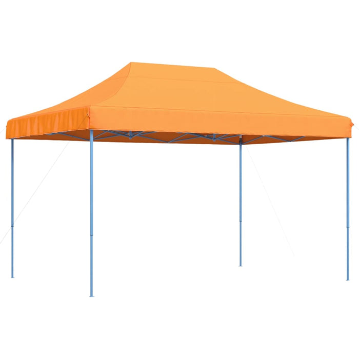 Sammenleggbart partytelt pop-up oransje 410x279x315 cm