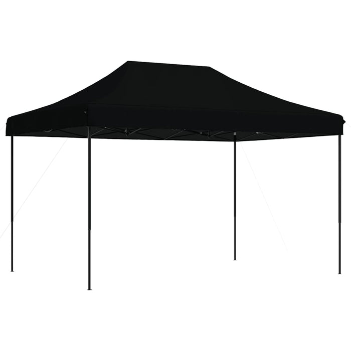 Sammenleggbart partytelt pop-up svart 410x279x315 cm