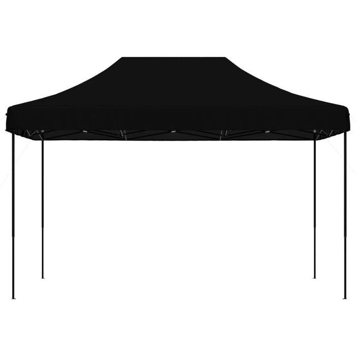 Sammenleggbart partytelt pop-up svart 410x279x315 cm