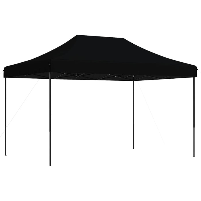 Sammenleggbart partytelt pop-up svart 410x279x315 cm