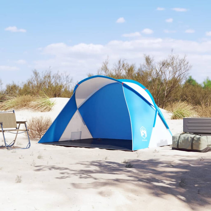 Strandtelt 2 personer asurblå pop-up vanntett