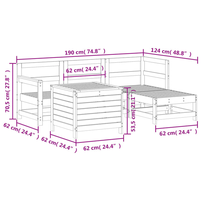 Hagesofagruppe 5 deler hvit heltre furu