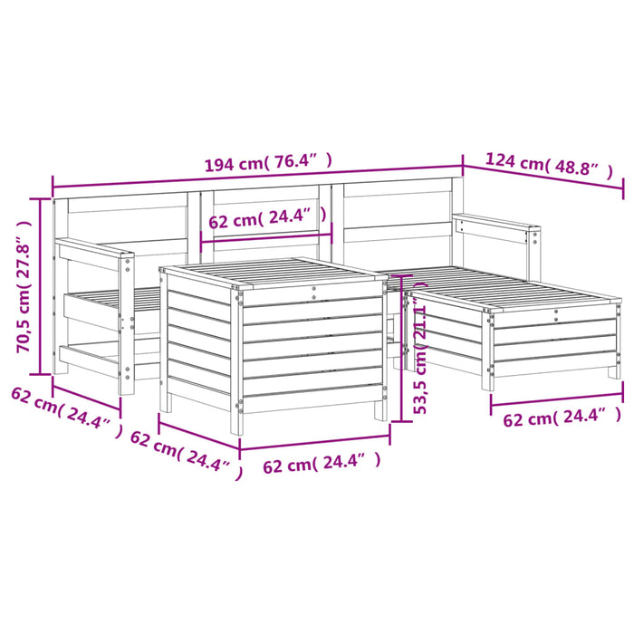 Hagesofagruppe 5 deler hvit heltre furu