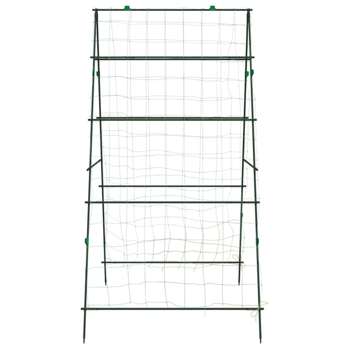 Hageespalier for klatreplanter A-ramme 99x90x175,5 cm stål