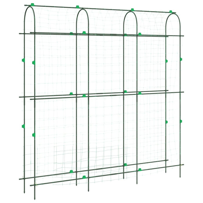 Hageespalier for klatreplanter 3 stk U-ramme stål