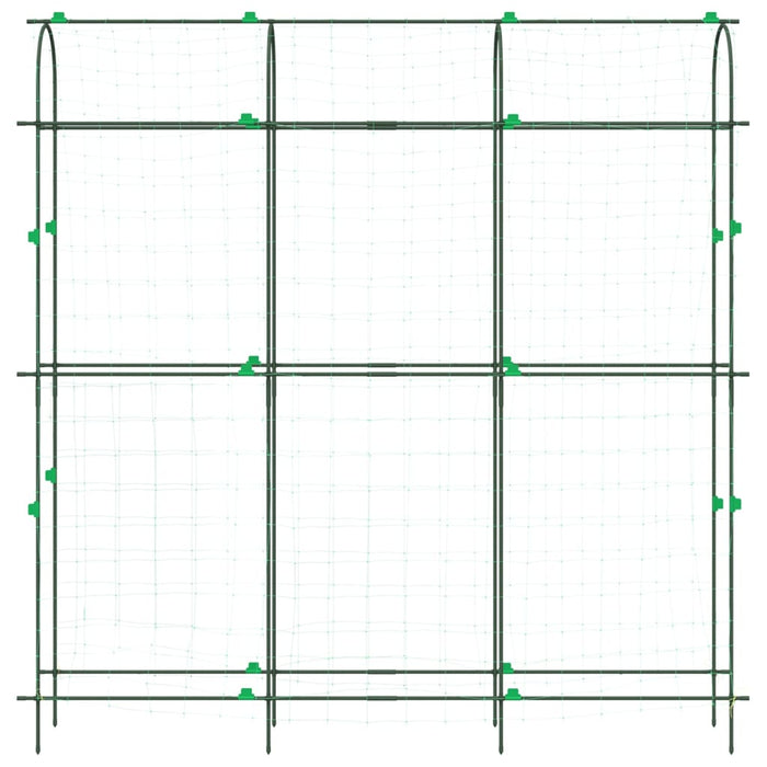 Hageespalier for klatreplanter 3 stk U-ramme stål