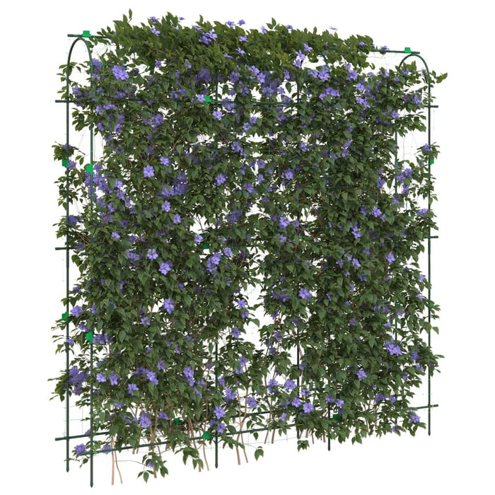 Hageespalier for klatreplanter 3 stk U-ramme stål