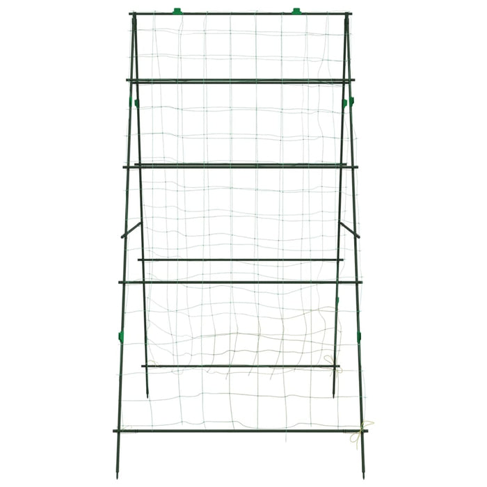 Hageespalier for klatreplanter 4 stk A-ramme stål