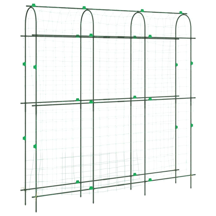 Hageespalier for klatreplanter 4 stk U-ramme stål