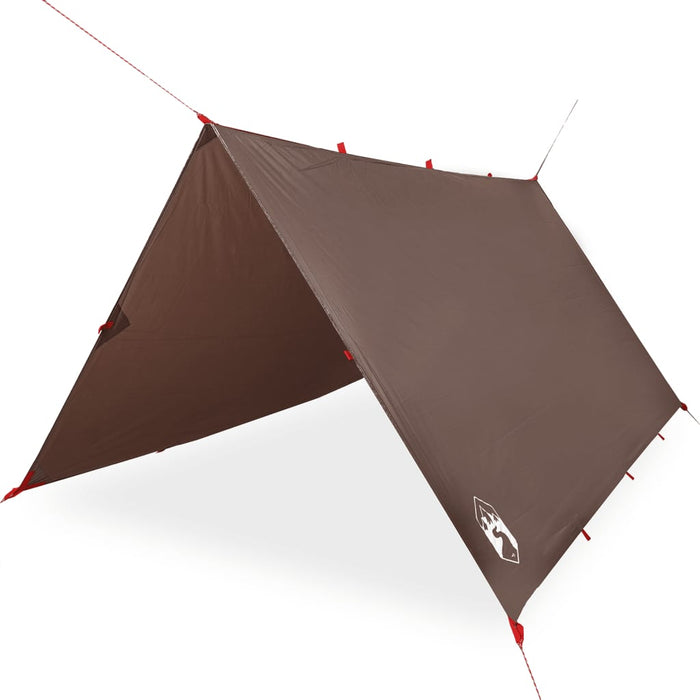 Campingpresenning brun 366x306 cm vanntett