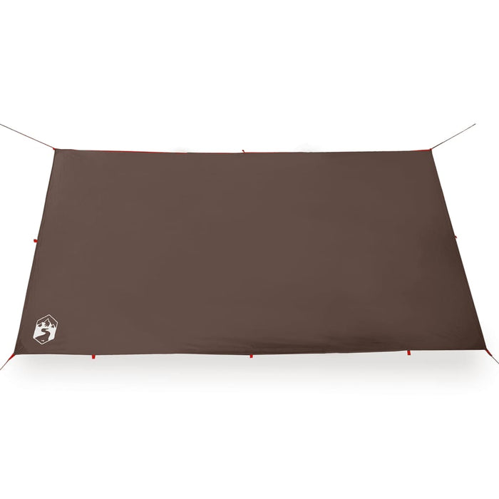 Campingpresenning brun 366x306 cm vanntett