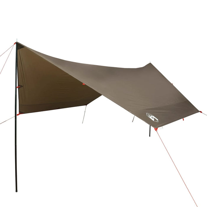 Campingpresenning brun 438x376x212 cm vanntett