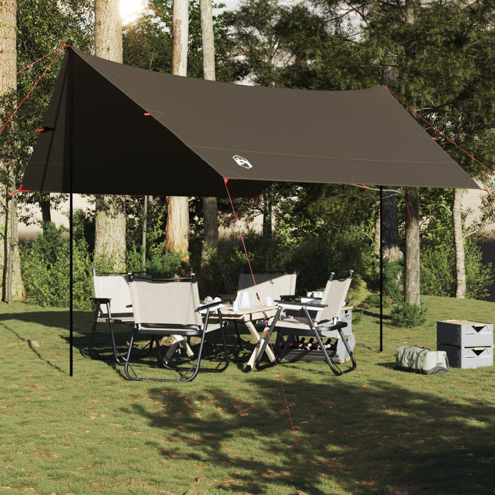 Campingpresenning brun 438x376x212 cm vanntett