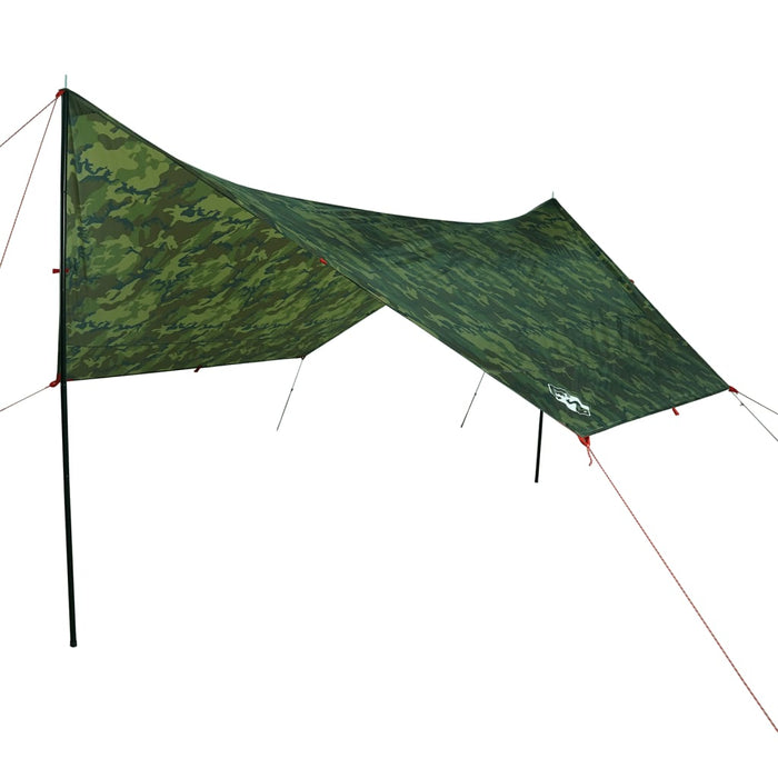 Campingpresenning kamuflasje 438x376x212 cm vanntett