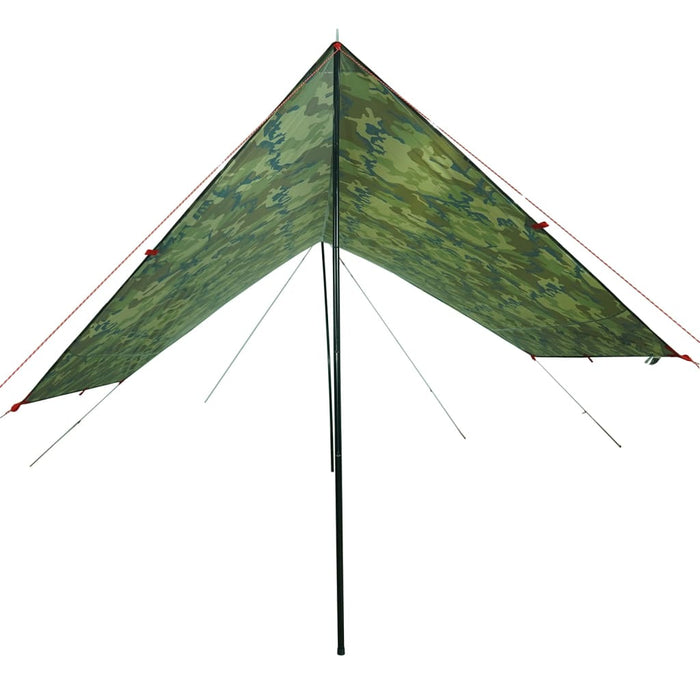 Campingpresenning kamuflasje 438x376x212 cm vanntett