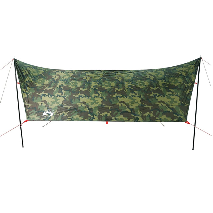 Campingpresenning kamuflasje 438x376x212 cm vanntett