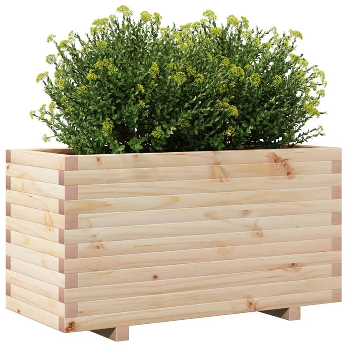 Plantekasse 90x40x49,5 cm heltre furu