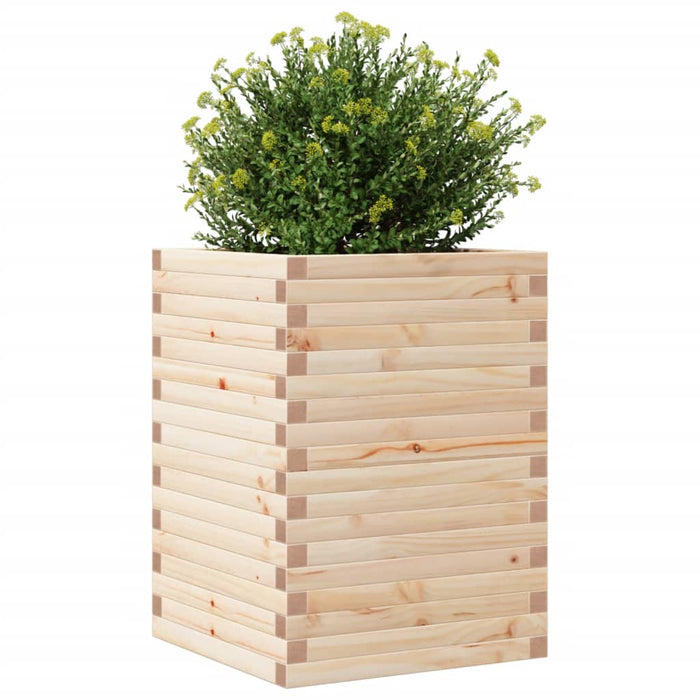 Plantekasse 50x50x68,5 cm heltre furu