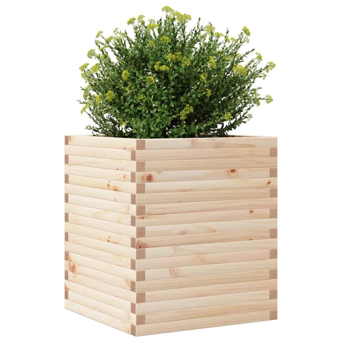 Plantekasse 60x60x68,5 cm heltre furu