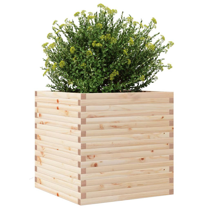 Plantekasse 70x70x68,5 cm heltre furu