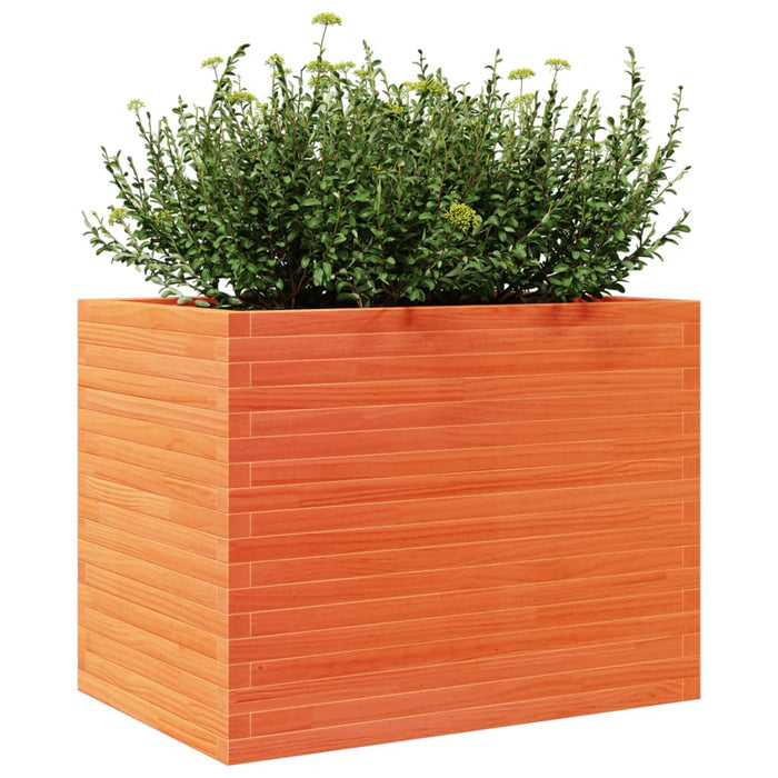 Plantekasse voksbrun 90x60x68,5 cm heltre furu