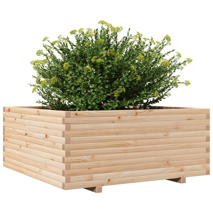 Plantekasse 110x110x49,5 cm heltre furu