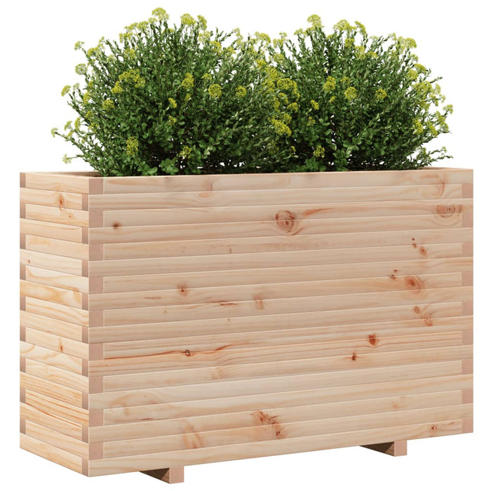 Plantekasse 110x40x72,5 cm heltre furu