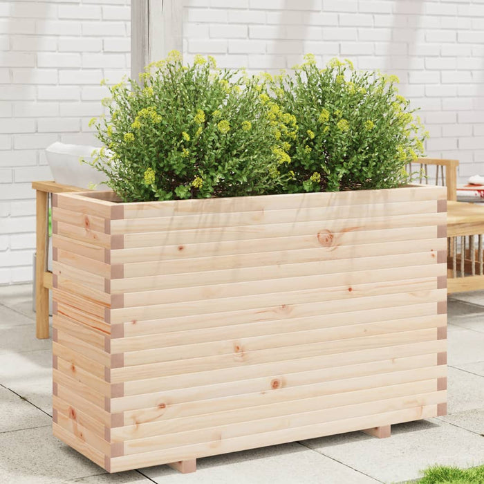 Plantekasse 110x40x72,5 cm heltre furu