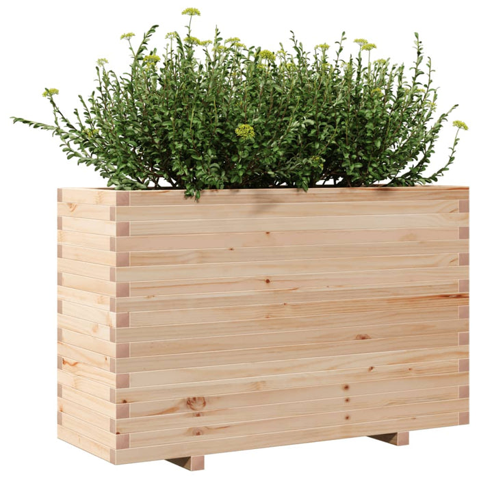 Plantekasse 110x40x72 cm heltre furu