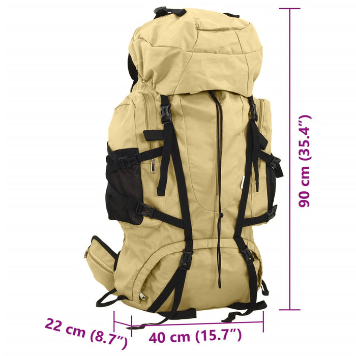 Tursekk khaki 100 L oxfordstoff