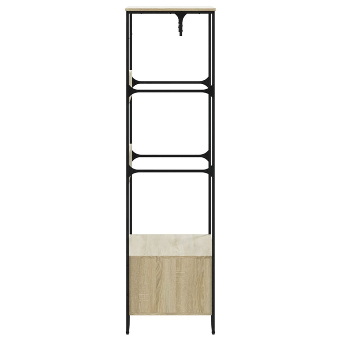 Garderobe sonoma eik 90x50x180 cm konstruert tre