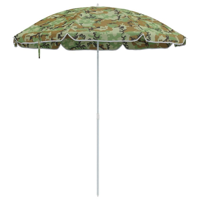 Strandparasol Kamuflasje 161 x 193 cm Polyester