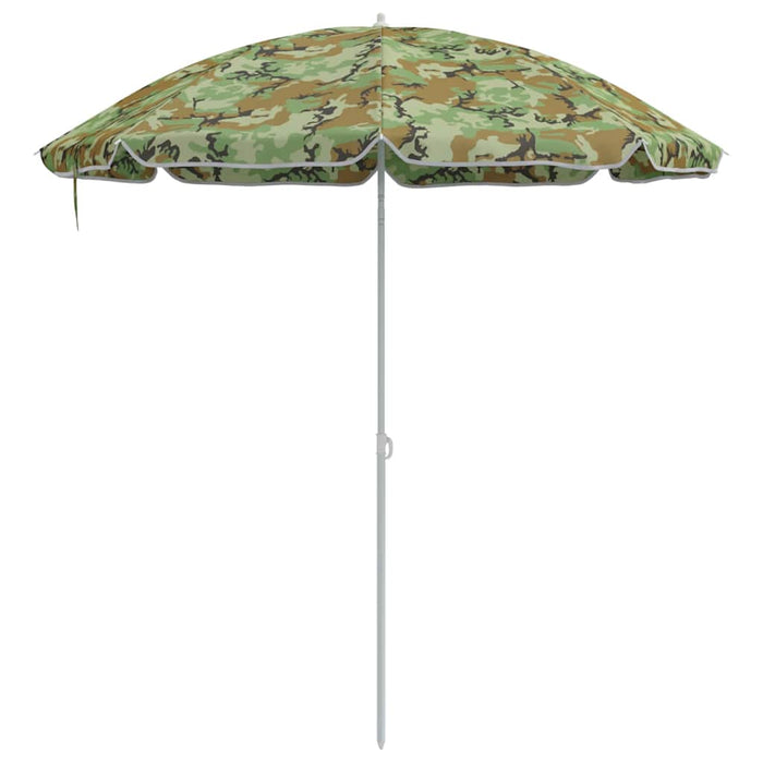 Strandparasol Kamuflasje 161 x 193 cm Polyester