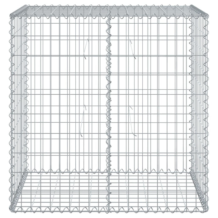 Gabionkurv med deksel 100x50x100 cm galvanisert jern