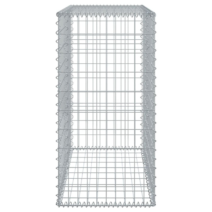 Gabionkurv med deksel 100x50x100 cm galvanisert jern