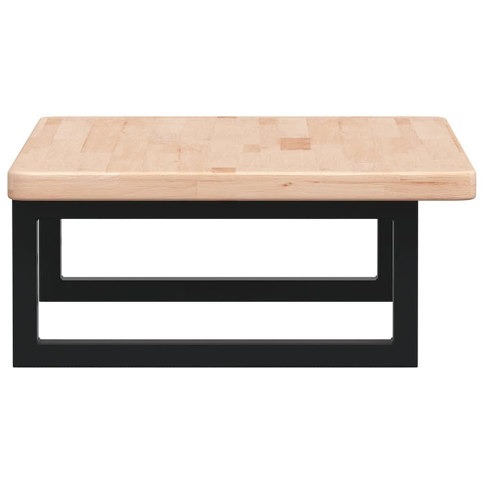 Servanthylle veggmontert stål og heltre eik