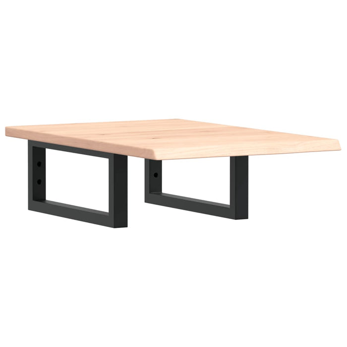 Servanthylle veggmontert stål og heltre eik