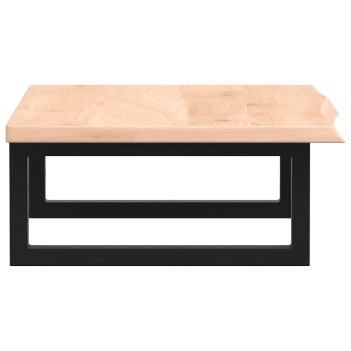 Servanthylle veggmontert stål og heltre eik