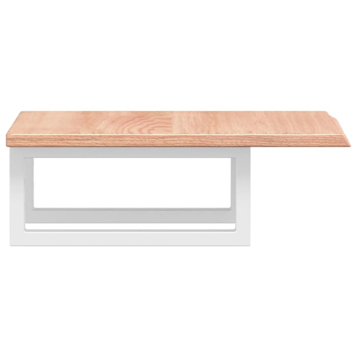 Servanthylle veggmontert stål og heltre eik