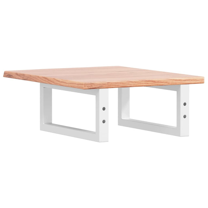 Servanthylle veggmontert stål og heltre eik