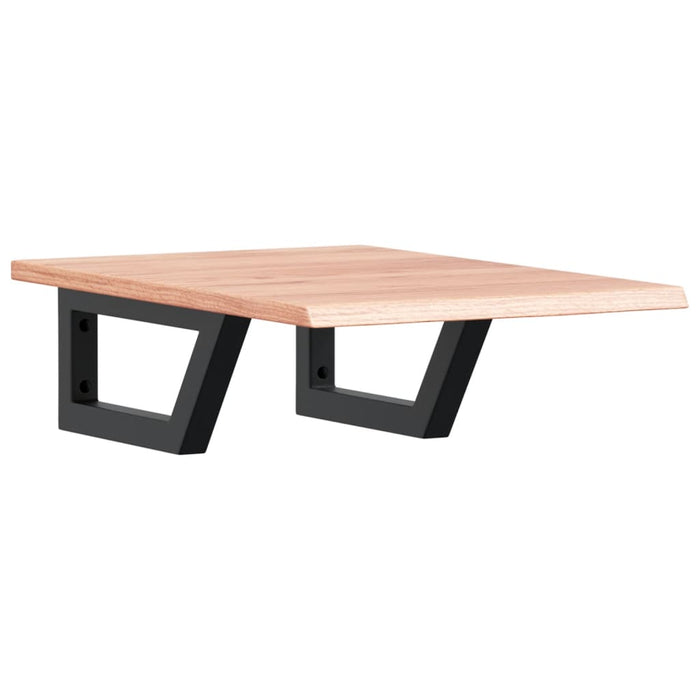 Servanthylle veggmontert stål og heltre eik