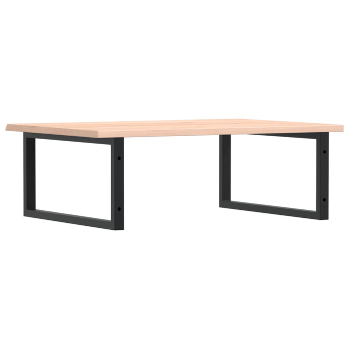 Servanthylle veggmontert stål og heltre eik