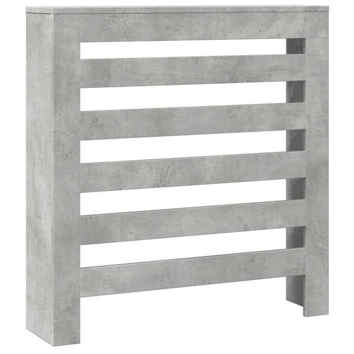 Radiatordeksel betonggrå 78x20x82 cm konstruert tre