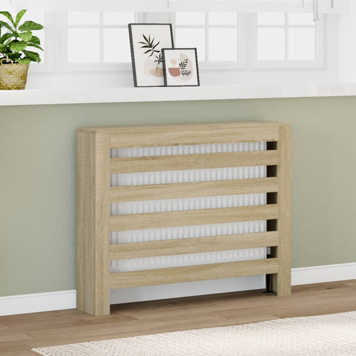 Radiatordeksel sonoma eik 104x20x82 cm konstruert tre