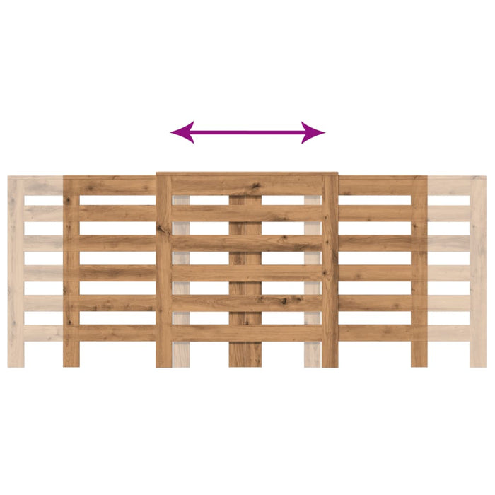 Radiatordeksel artisan eik 205x21,5x83,5 cm konstruert tre